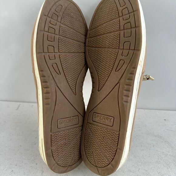 Sperry Top Sider Women's RoseFish Boat Shoe Size 8.5 Gold Metallic Brown Leather - Picture 8 of 8